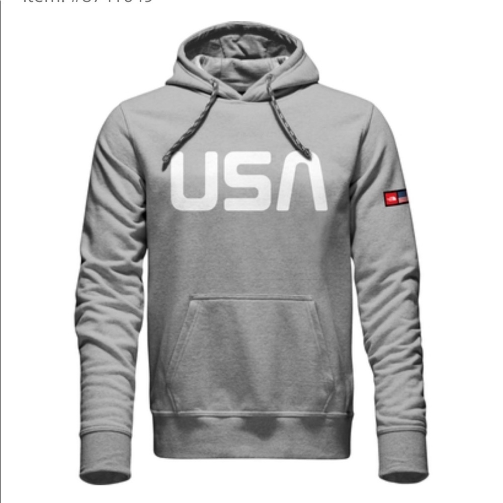 The North Face USA Logo Pull Over Hoodie